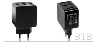 China UL GS PSE mini size three USB Power Adapter supplier