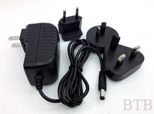 China 24V 2A  24v 3a  24v 1.5a  interchangeable wall amount charger  for LED /SET TOP BOX /CCTV supplier