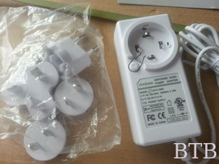 China white color 12v 1A dc power adapter UL FCC PSE GS CE RCM BS1363 certification internationa supplier
