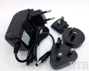 China 12V 2A exchangeable UK AUS USA EU AC plug 2M cable 18AWG cable  LED light box supplier