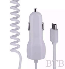 China 2016 lastest model 12~24V 5v-2.1A metal car charger with cable for iphone car charger supplier