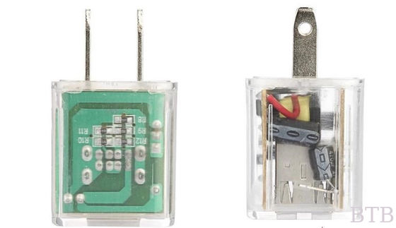 Transparency adapter 12V 1A 24V 0.5A 5V 1A 5v 2a lucency case with 304 switch on DC cable supplier