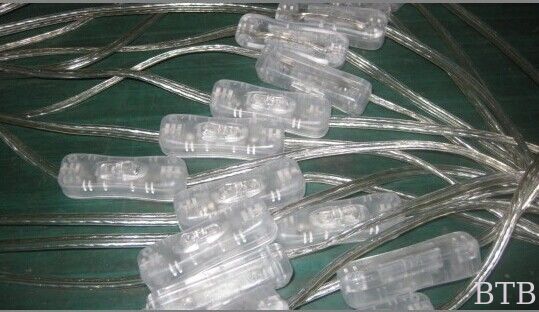 Transparency adapter 12V 1A 24V 0.5A 5V 1A 5v 2a lucency case with 304 switch on DC cable supplier