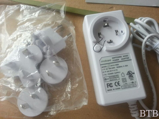 white color 12v 1A dc power adapter UL FCC PSE GS CE RCM BS1363 certification internationa supplier