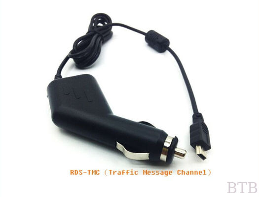 black color 5V2A car charger micro usb with cable RDS-TMC (Traffic Message Channe1) supplier