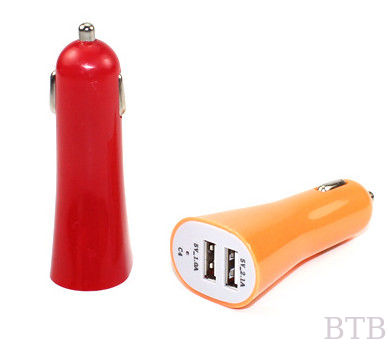 Hot Selling 2-port USB Car Charger, for iphone 6 Portable Charger, Car charger supplier