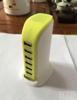 4usb 5usb 6usb 5V 6A 8A 10A intelligent smart charger QC2.0 QC3.0 quick charger type c connecter supplier