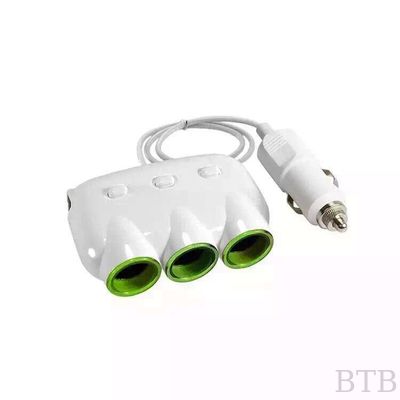 5V 3A car charger  with 3 in 1  cigarette lighter with usb connecter supplier