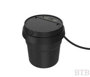 ashtray and 5V 3.1A usb charger  use for in car supplier