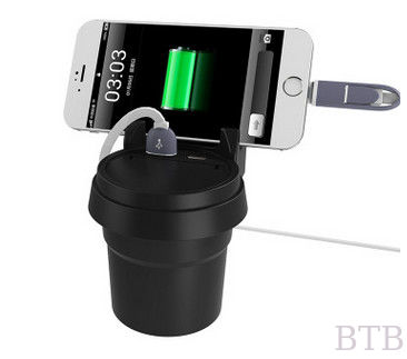 ashtray and 5V 3.1A usb charger  use for in car supplier