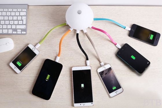mini night light tent lamp comping light usb charger light 8 usb reading sense brightness  new product supplier
