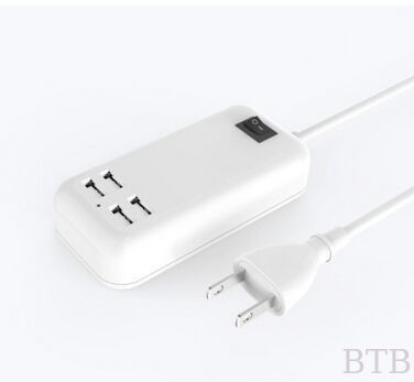 Universal Travel Charger Power Adapter U/US/UK Plug Universal 30W 4 USB Ports Travel Home Wall Charger Power Adapter supplier