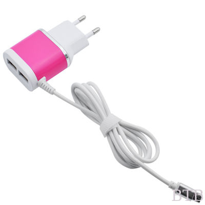 Wall fast charger 2 port usb wall charger travel adapter 5V 3.1A mobile charger supplier